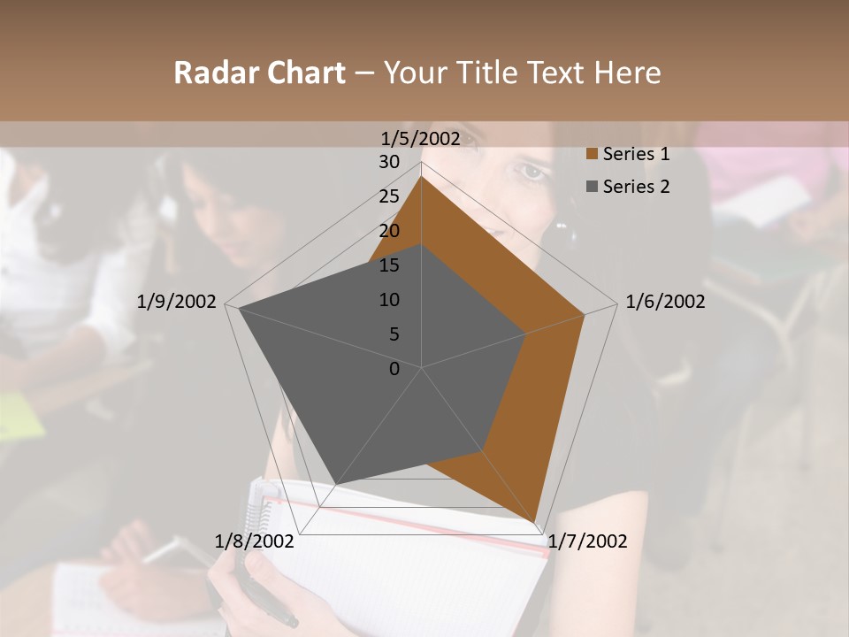 Student Behind Education PowerPoint Template