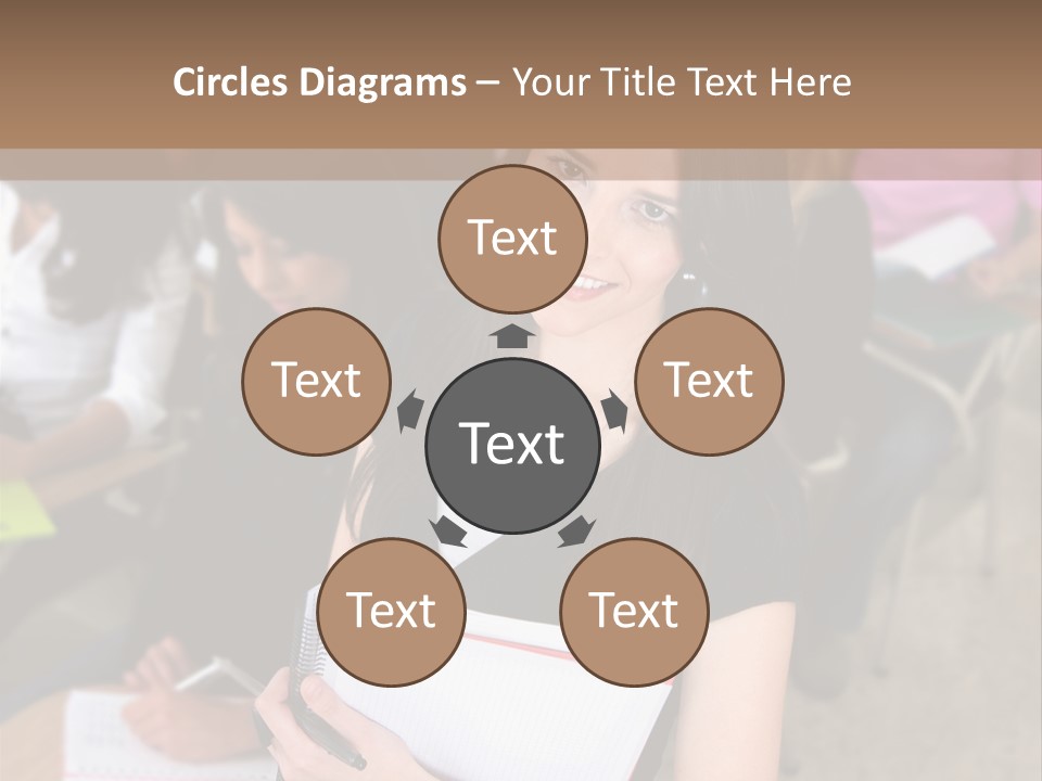 Student Behind Education PowerPoint Template