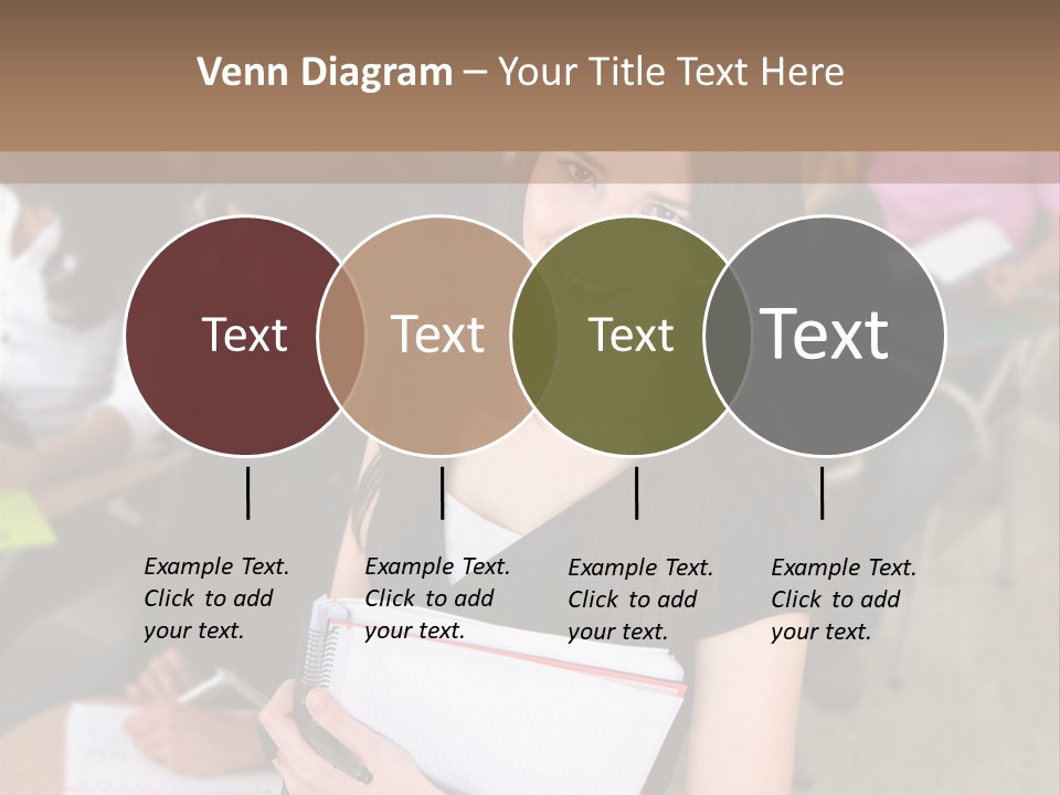 Student Behind Education PowerPoint Template