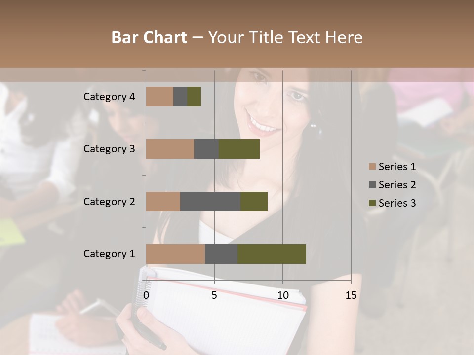 Student Behind Education PowerPoint Template