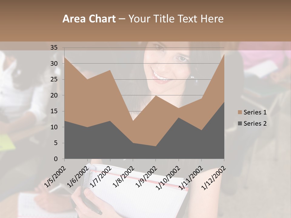 Student Behind Education PowerPoint Template