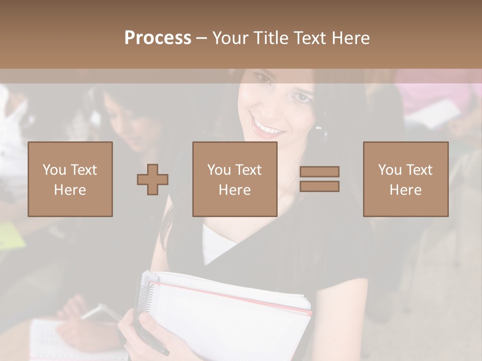 Student Behind Education PowerPoint Template