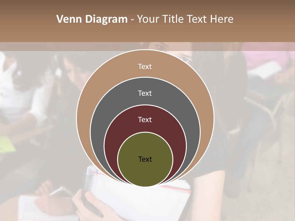 Student Behind Education PowerPoint Template