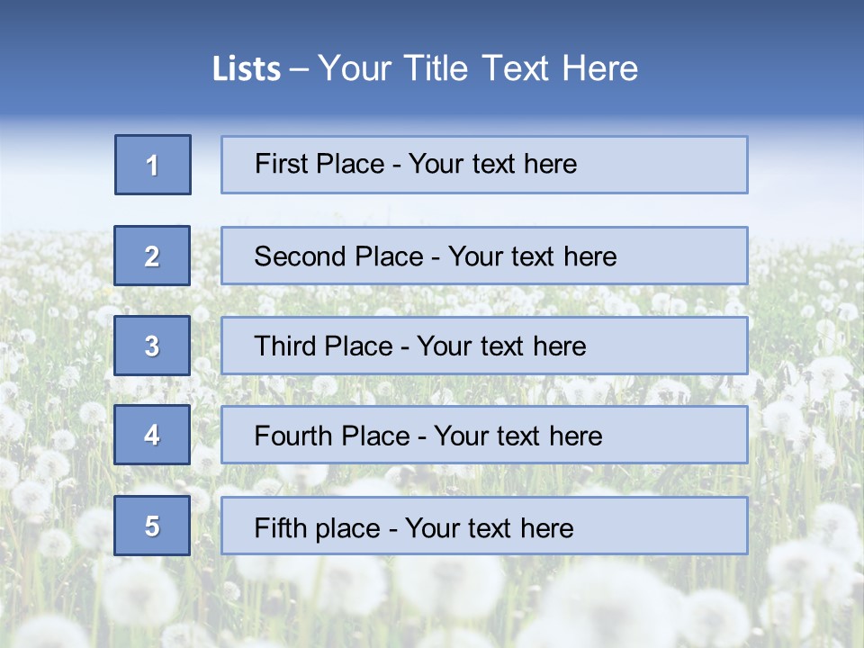 Campo Flores PowerPoint Template