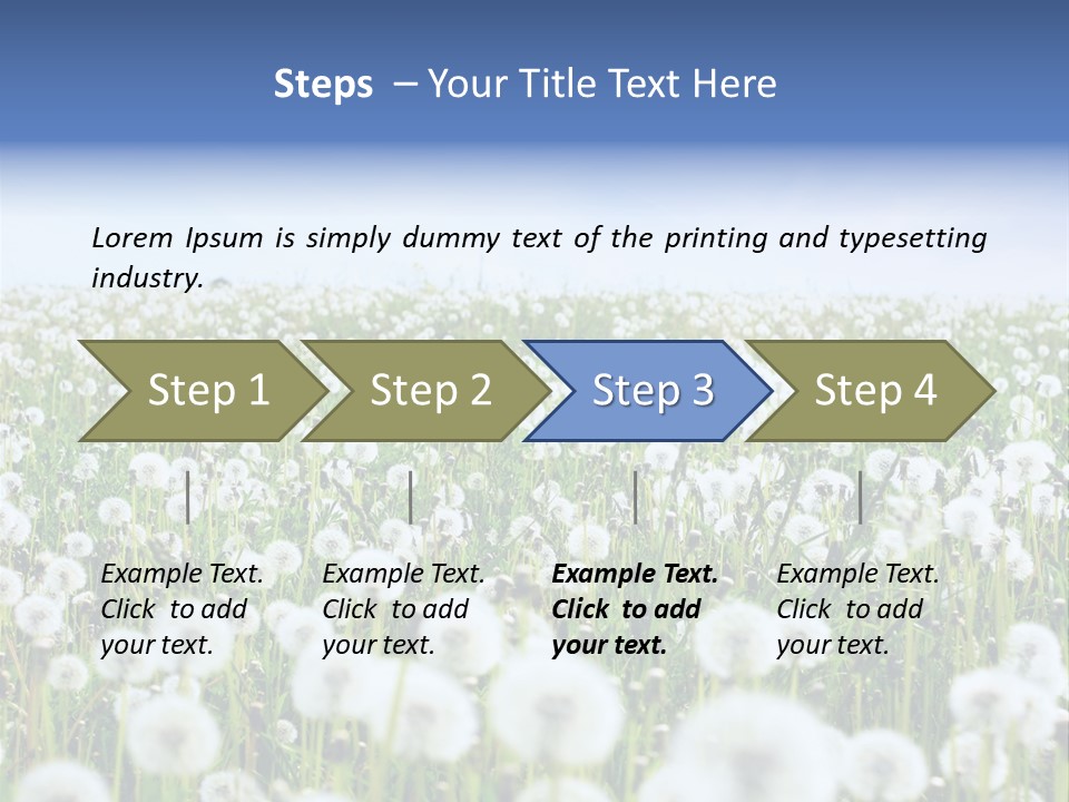 Campo Flores PowerPoint Template