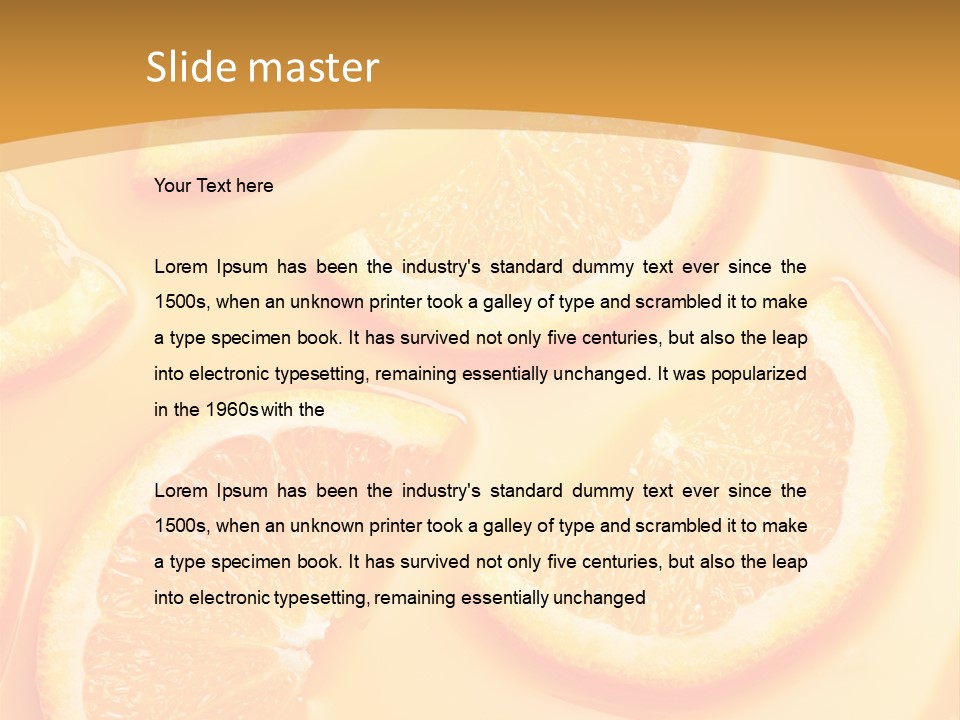 Food Background Health PowerPoint Template