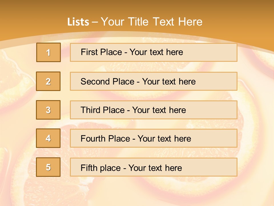 Food Background Health PowerPoint Template