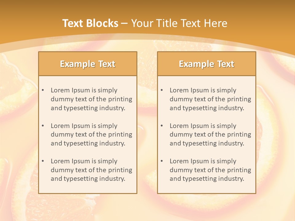 Food Background Health PowerPoint Template