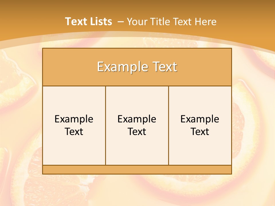 Food Background Health PowerPoint Template
