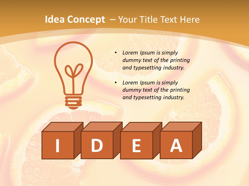 Food Background Health PowerPoint Template