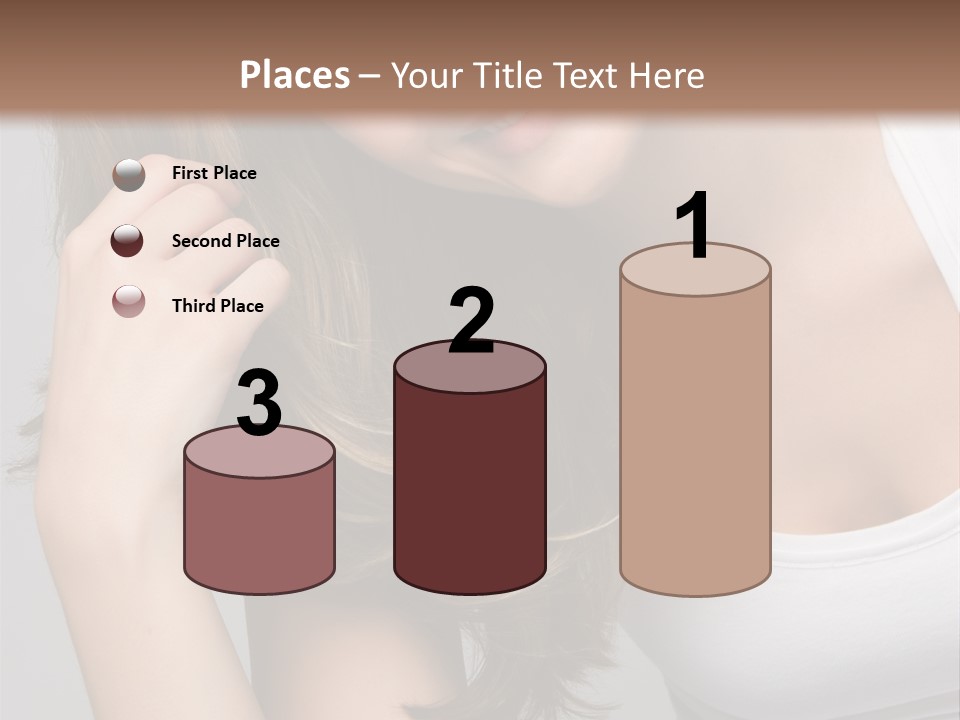 Beautiful Hair Color PowerPoint Template