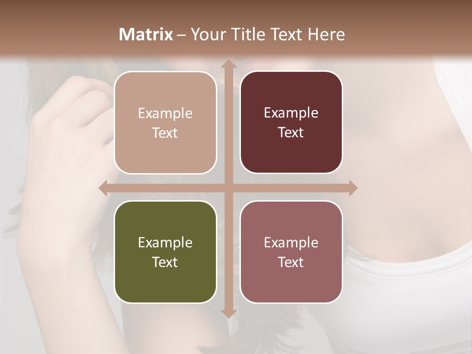 Beautiful Hair Color PowerPoint Template