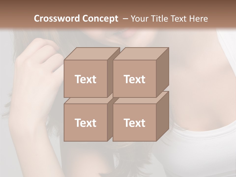 Beautiful Hair Color PowerPoint Template