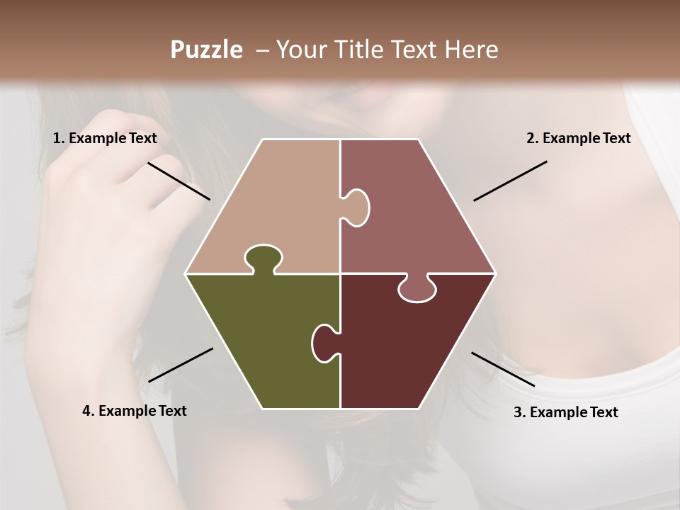 Beautiful Hair Color PowerPoint Template