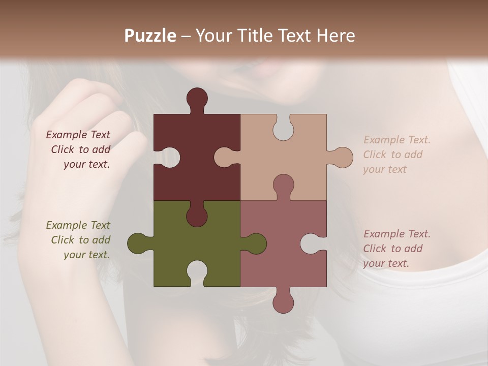 Beautiful Hair Color PowerPoint Template