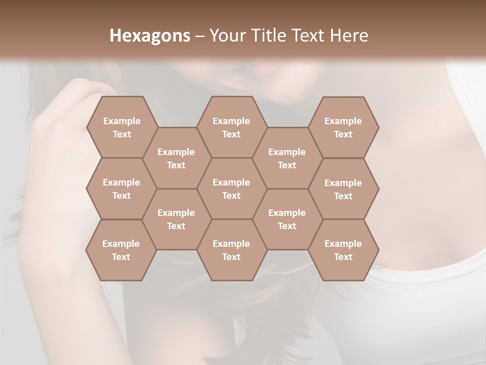 Beautiful Hair Color PowerPoint Template