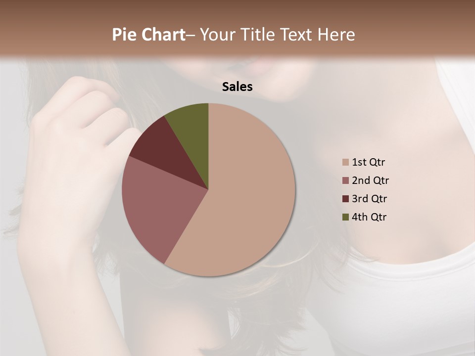 Beautiful Hair Color PowerPoint Template