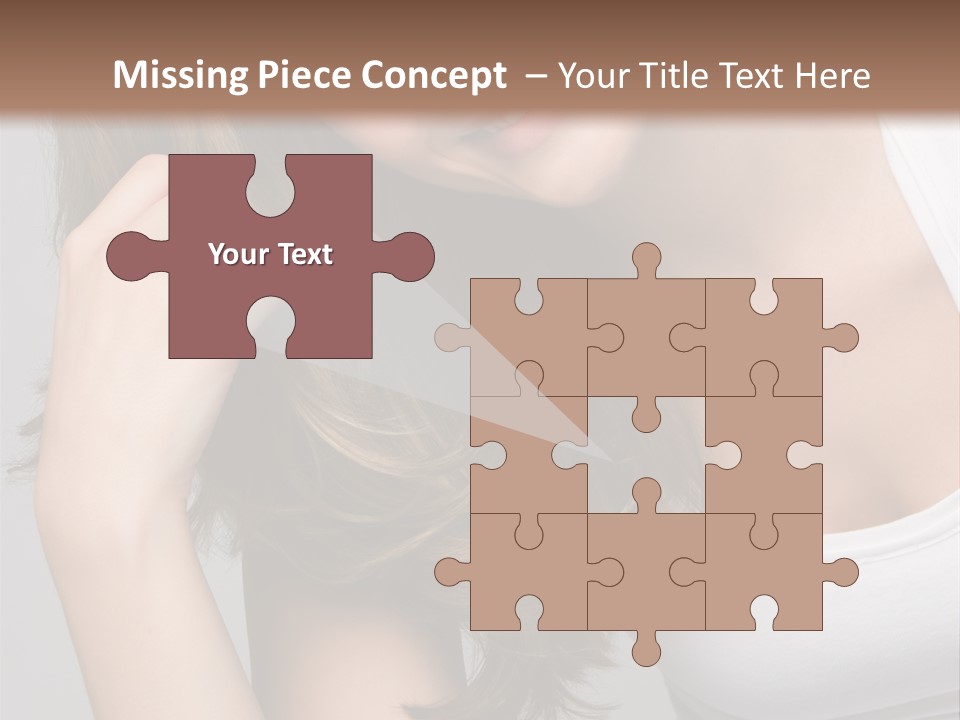 Beautiful Hair Color PowerPoint Template