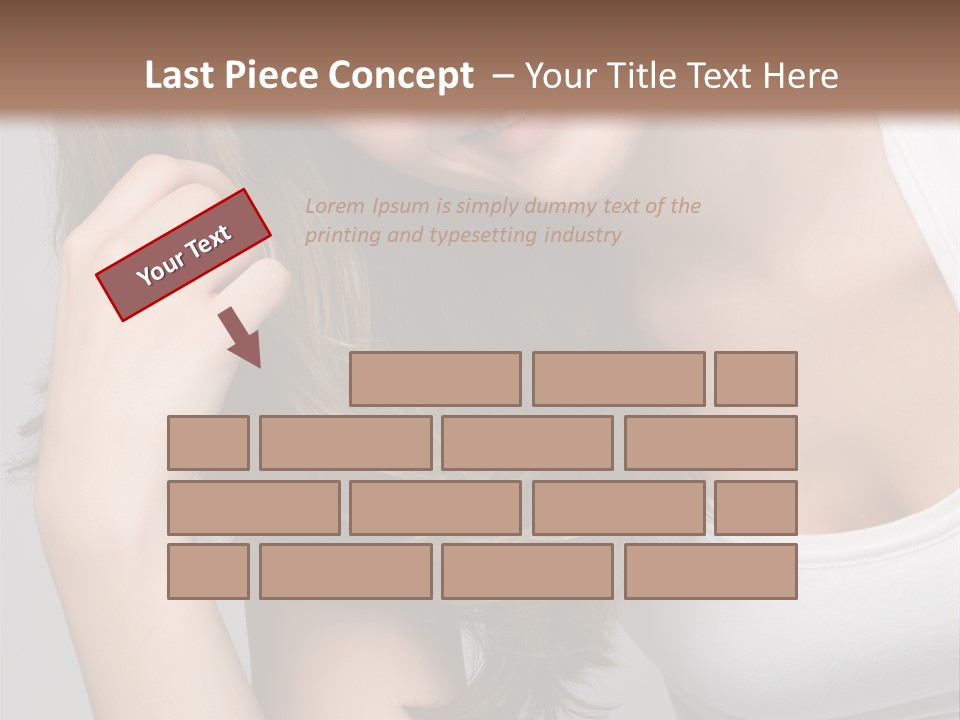 Beautiful Hair Color PowerPoint Template