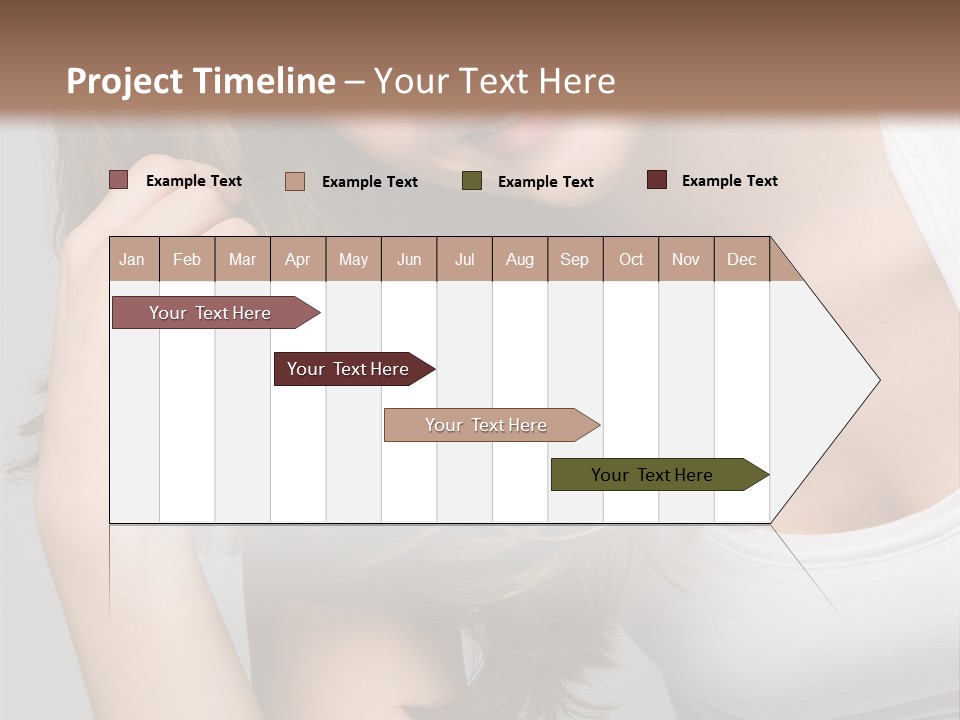 Beautiful Hair Color PowerPoint Template