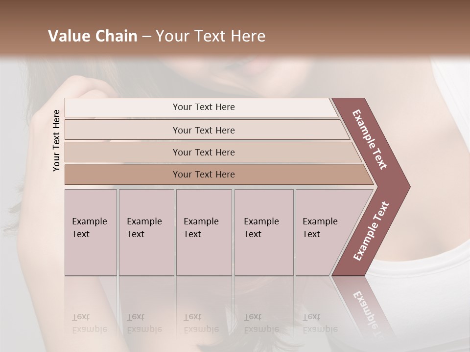 Beautiful Hair Color PowerPoint Template