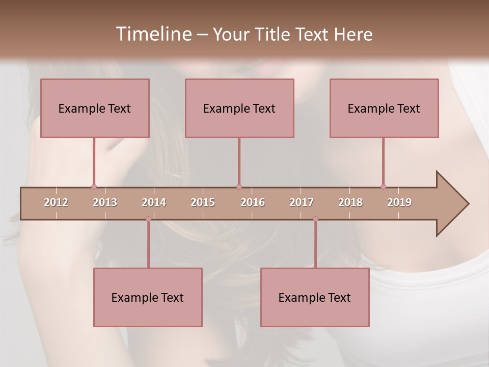 Beautiful Hair Color PowerPoint Template