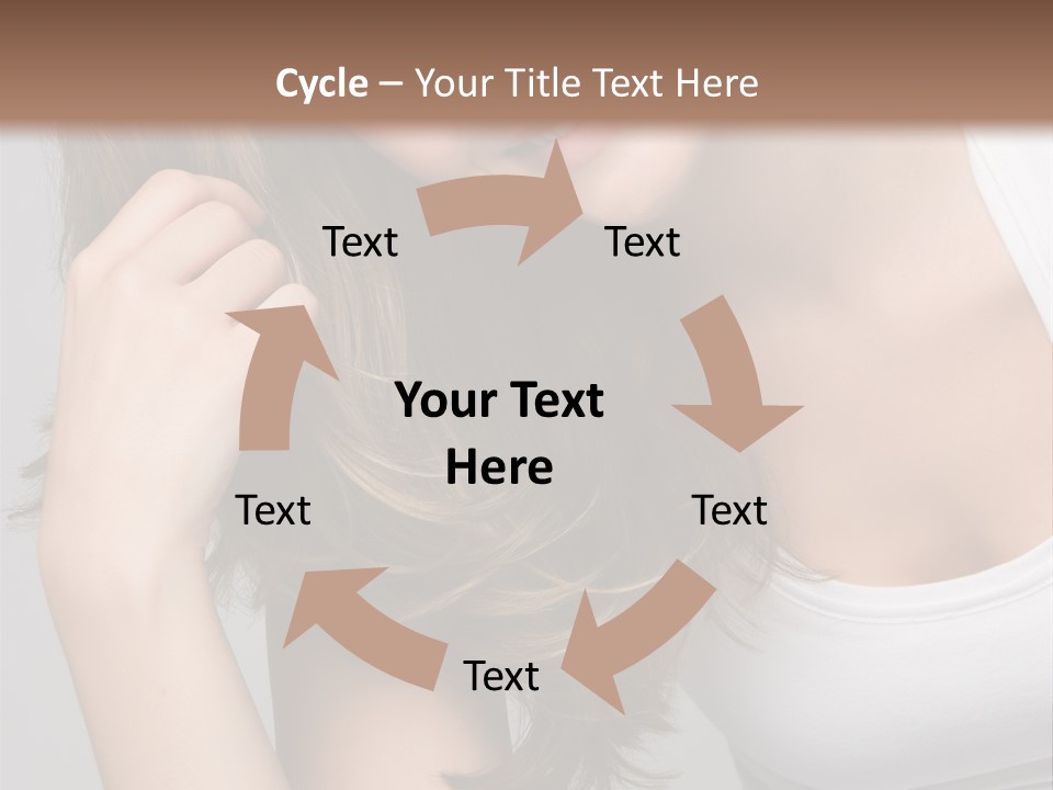 Beautiful Hair Color PowerPoint Template