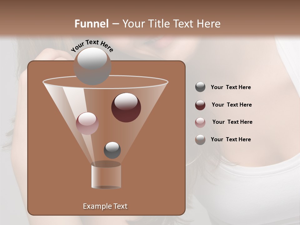 Beautiful Hair Color PowerPoint Template