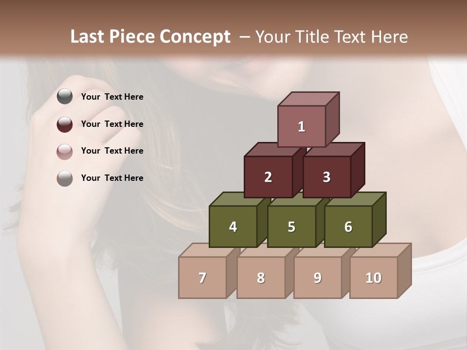 Beautiful Hair Color PowerPoint Template