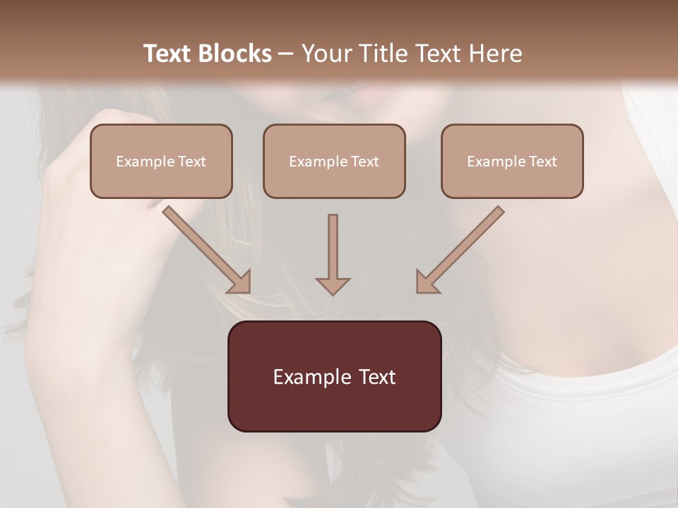 Beautiful Hair Color PowerPoint Template