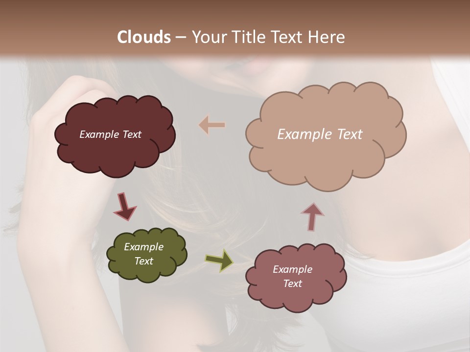 Beautiful Hair Color PowerPoint Template