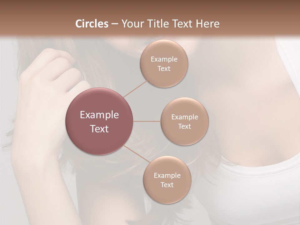 Beautiful Hair Color PowerPoint Template