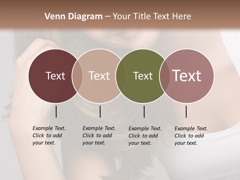 Beautiful Hair Color PowerPoint Template