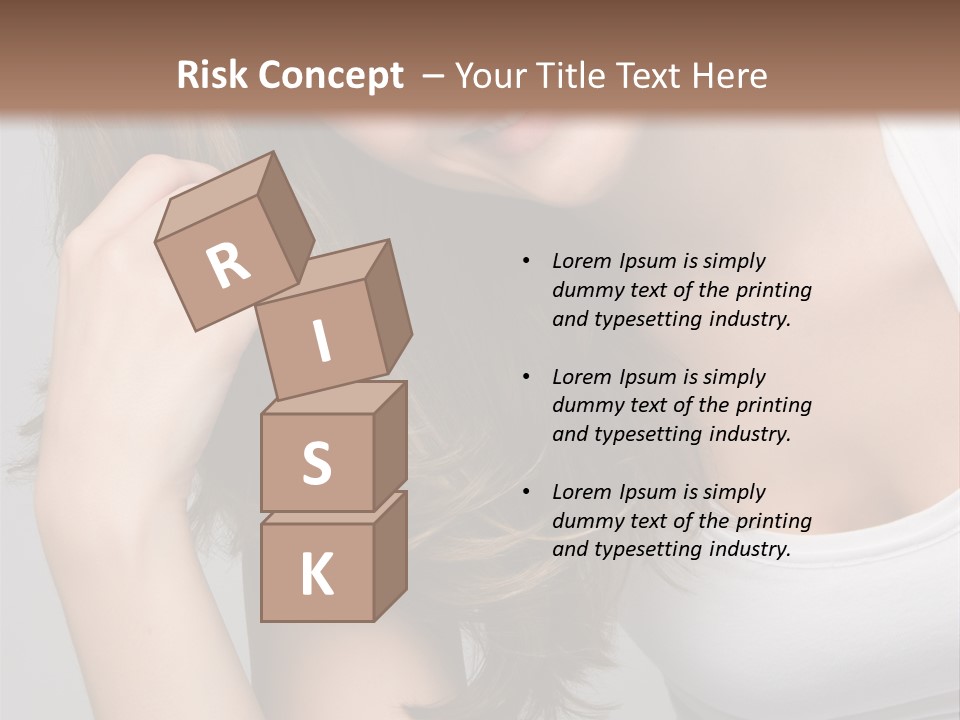 Beautiful Hair Color PowerPoint Template