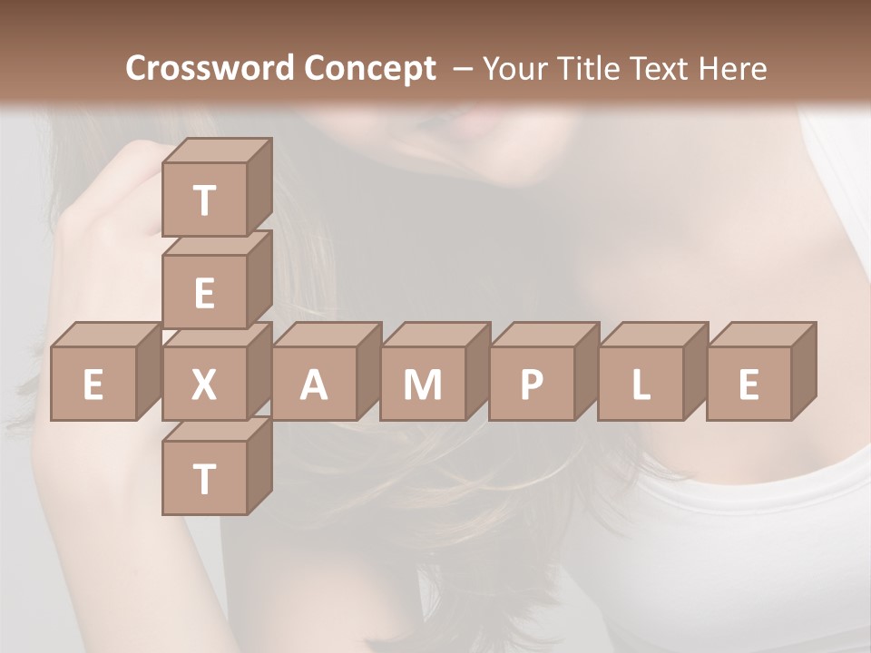 Beautiful Hair Color PowerPoint Template