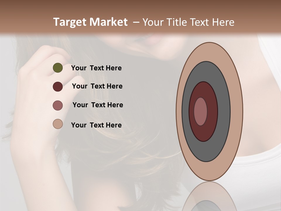 Beautiful Hair Color PowerPoint Template