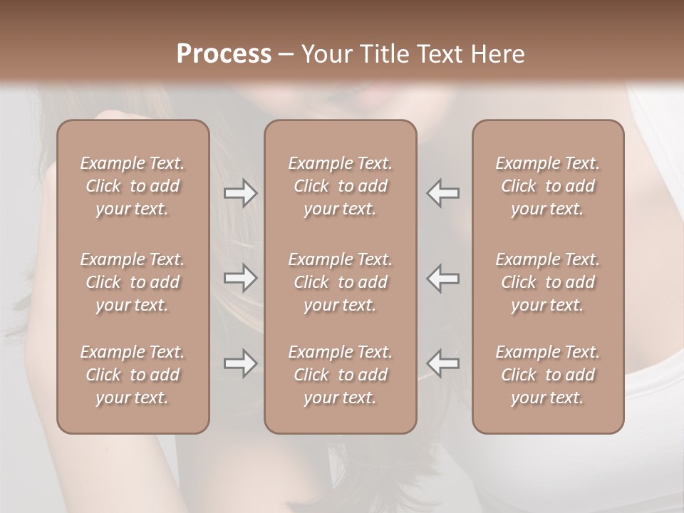Beautiful Hair Color PowerPoint Template