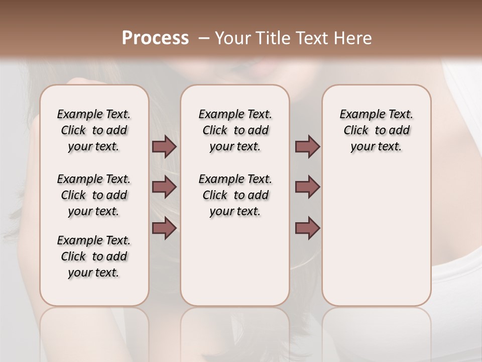Beautiful Hair Color PowerPoint Template