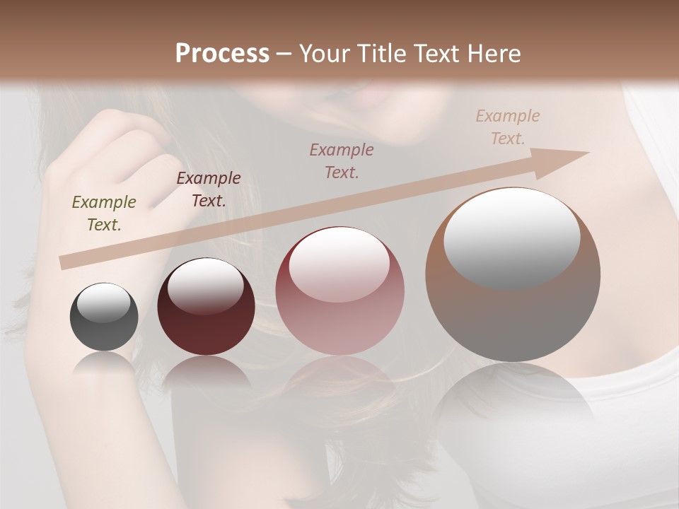 Beautiful Hair Color PowerPoint Template