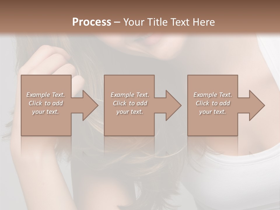 Beautiful Hair Color PowerPoint Template