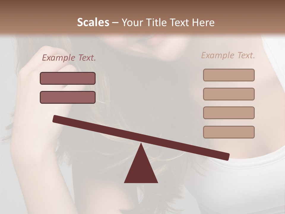 Beautiful Hair Color PowerPoint Template