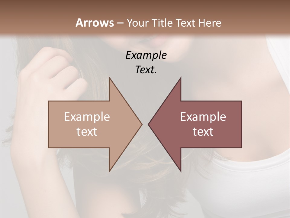 Beautiful Hair Color PowerPoint Template