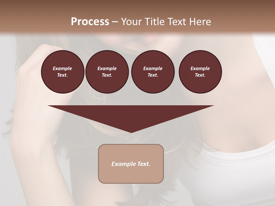 Beautiful Hair Color PowerPoint Template