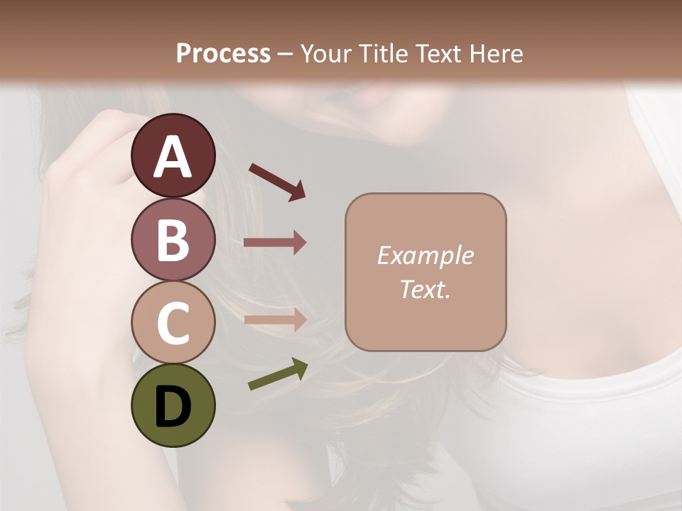 Beautiful Hair Color PowerPoint Template