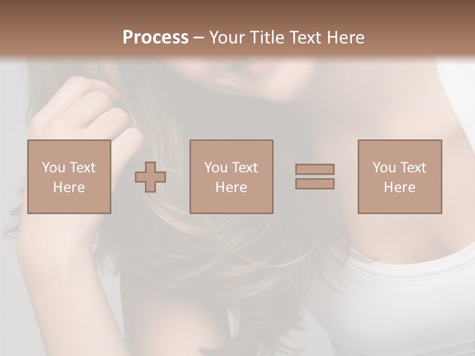 Beautiful Hair Color PowerPoint Template