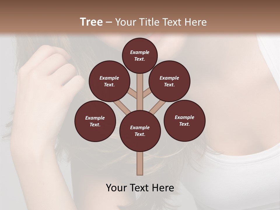 Beautiful Hair Color PowerPoint Template