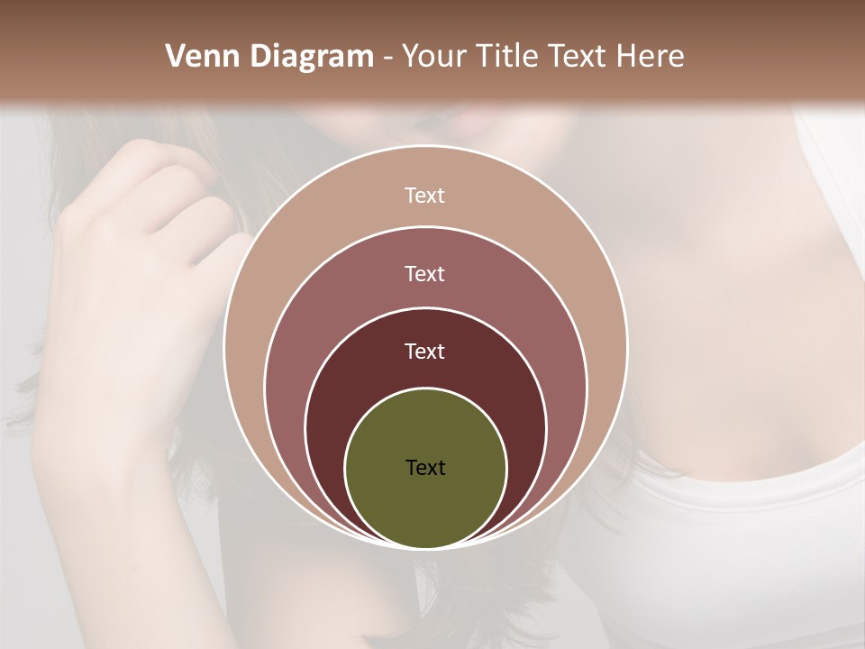 Beautiful Hair Color PowerPoint Template
