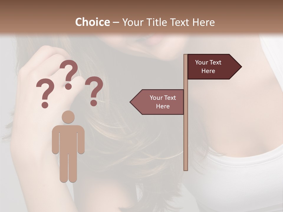 Beautiful Hair Color PowerPoint Template