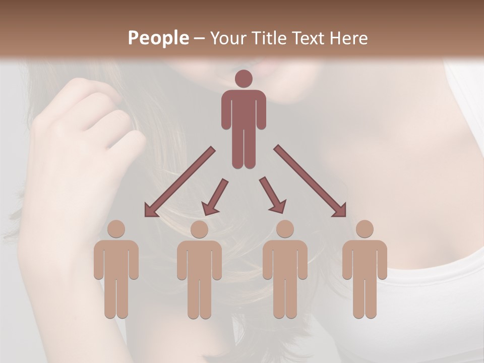 Beautiful Hair Color PowerPoint Template