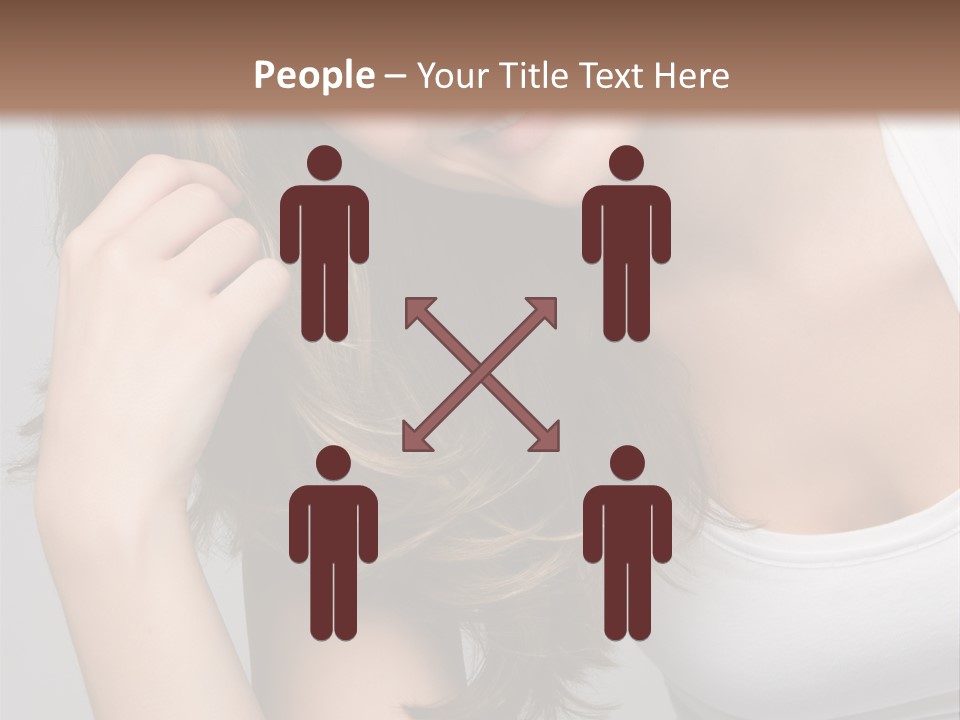 Beautiful Hair Color PowerPoint Template